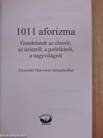 1011 Aforizma