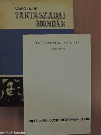 Taktaszadai mondák