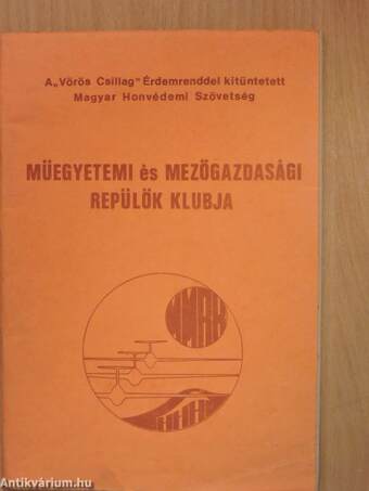 Műegyetemi és Mezőgazdasági Repülők Klubja Évkönyv 1988