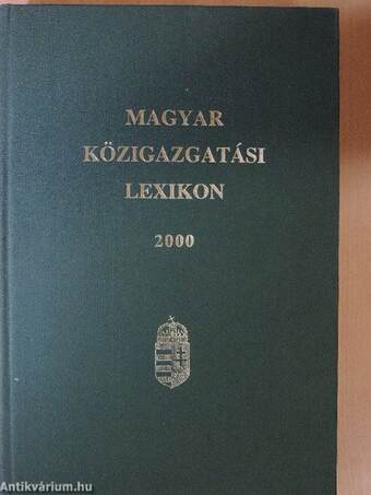 Magyar Közigazgatási Lexikon 2000