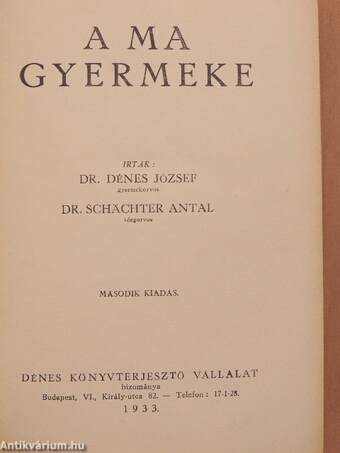 A ma gyermeke