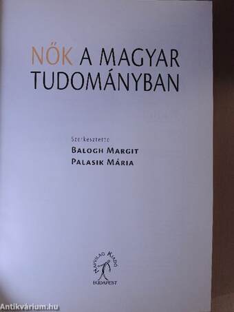 Nők a magyar tudományban