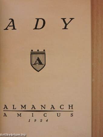 Ady almanach