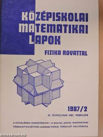 Középiskolai matematikai lapok 1987. február