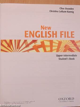 New English File - Upper-intermediate - Student's Book