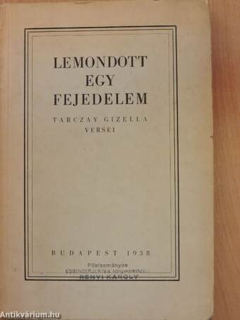 Lemondott egy fejedelem