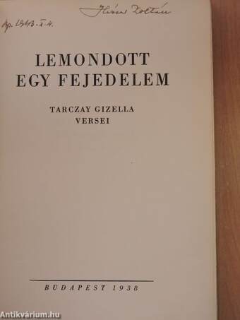 Lemondott egy fejedelem