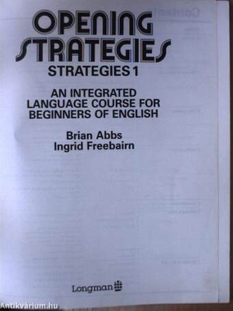 Opening Strategies - Students' Book