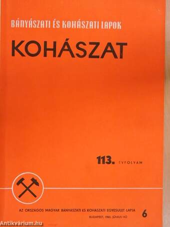 Bányászati és Kohászati Lapok - Kohászat 1980. június