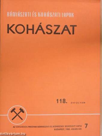 Bányászati és Kohászati Lapok - Kohászat 1985. július
