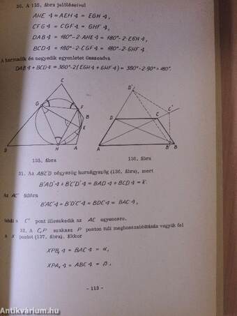 Geometriai példatár IV.