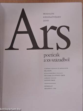 Ars poeticák a XX. századból