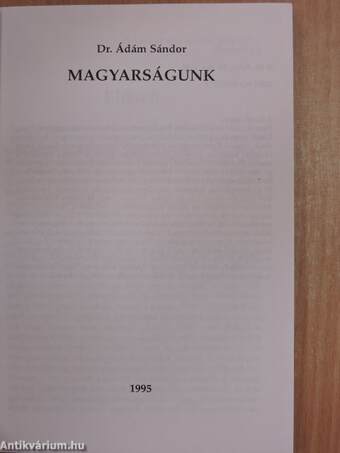 Magyarságunk