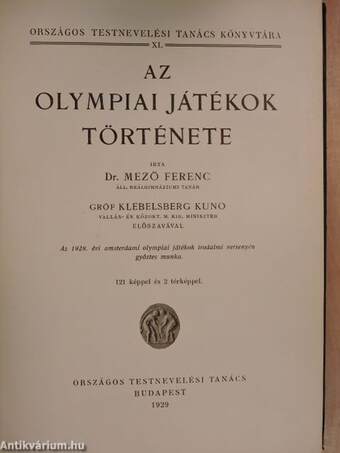 Az olympiai játékok története