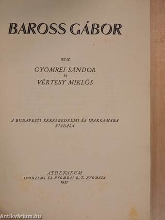 Baross Gábor