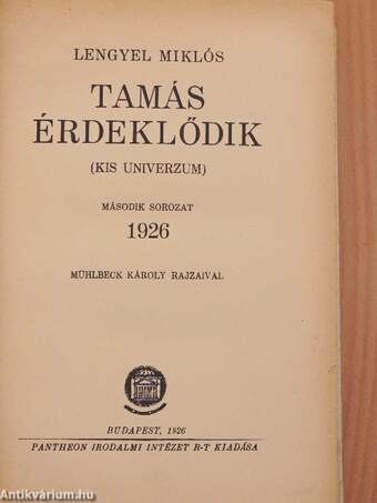 Tamás érdeklődik II.