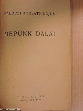 Népünk dalai