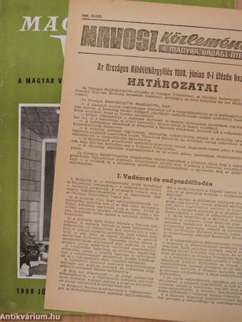 Magyar Vadász 1959., 1966-1968 (vegyes számok) (11 db)