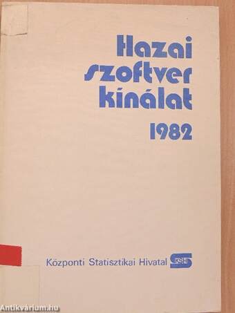 Hazai szoftverkínálat 1982