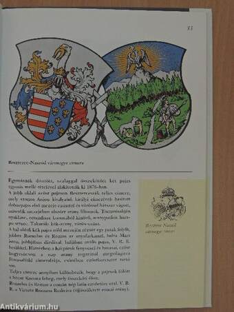 A történelmi Magyarország vármegyéinek címerei - 1899