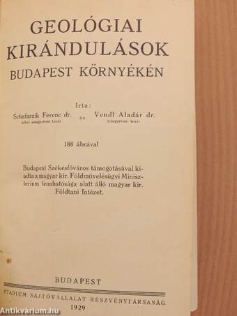 Geológiai kirándulások Budapest környékén