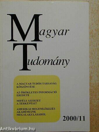 Magyar Tudomány 2000. november