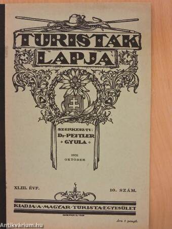 Turisták lapja 1931. október