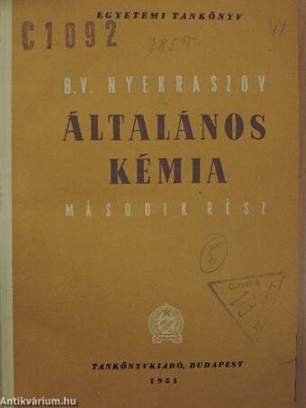 Általános kémia II.