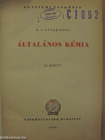 Általános kémia II.