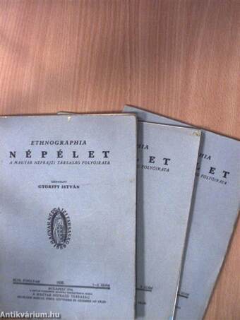 Ethnographia - Népélet 1936/1-4.