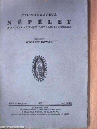 Ethnographia - Népélet 1936/1-4.