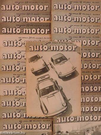 Autó-Motor 1976. (nem teljes évfolyam)