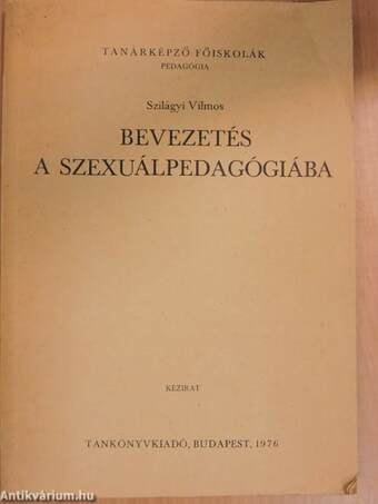 Bevezetés a szexuálpedagógiába