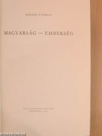 Magyarság-emberség