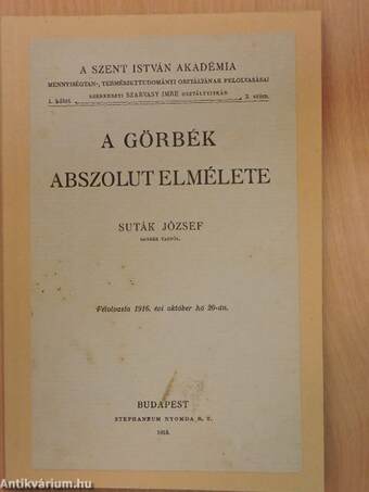 A görbék abszolut elmélete