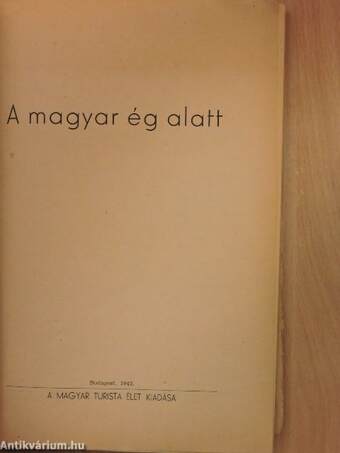 A magyar ég alatt