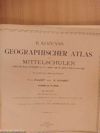 Geographischer Atlas für Mittelschulen