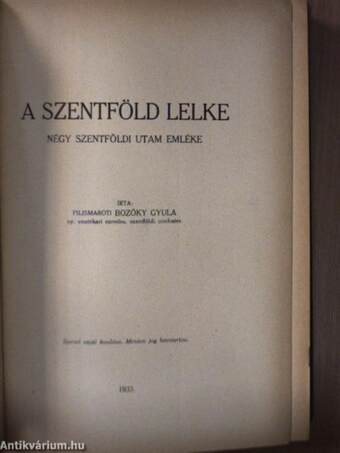 A Szentföld Lelke