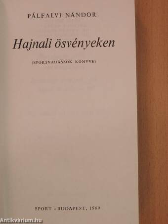 Hajnali ösvényeken