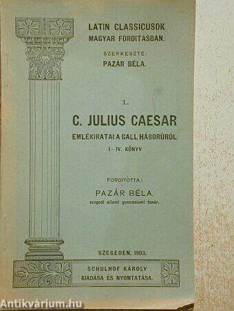 C. Julius Caesar (töredék)