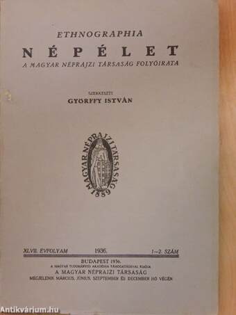 Ethnographia - Népélet 1936/1-2.