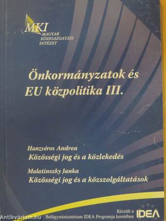 Közösségi jog és a közlekedés/Közösségi jog és a közszolgáltatások