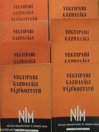 Vegyipari Gazdasági Tájékoztató 1964/1-8.