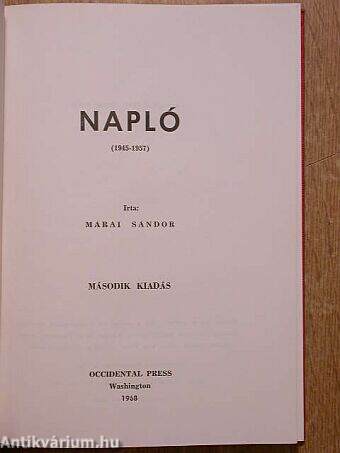 Napló 1945-1957