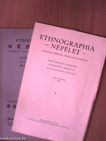 Ethnographia - Népélet 1934/3-4. szám/A Magyar Nemzeti Múzeum Néprajzi Tárának értesítője 1934/3-4. szám