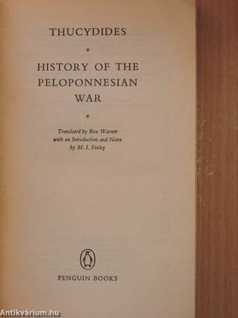 The Peloponnesian War