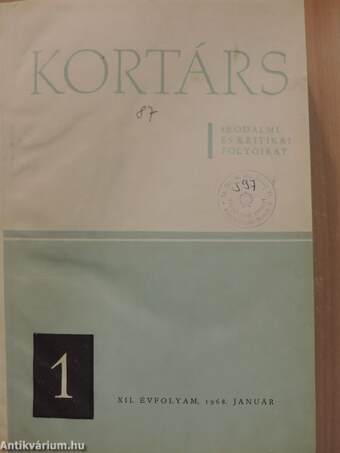 Kortárs 1968. (nem teljes évfolyam) I-II.