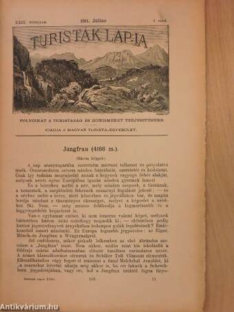 Turisták lapja 1911. július