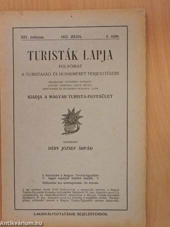 Turisták lapja 1913. július