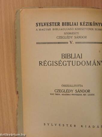 Bibliai régiségtudomány